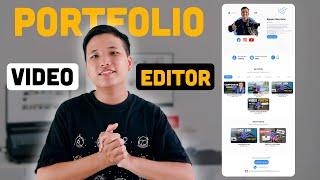 Cách làm PORTFOLIO cá nhân cho VIDEO EDITOR bằng FIGMA 2024