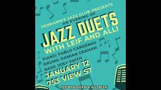 Jazz Duets with Leif Bradshaw and Alli Bean