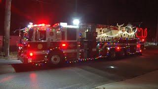 2024 Miller Place, NY Fire Department Polar Express Santa Run 12/7/24