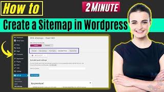 How to create a sitemap in wordpress 2024
