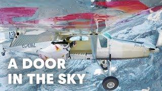 2 Wingsuit Flyers BASE Jump Into a Plane In Mid-Air | A Door In The Sky