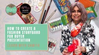 How to Create  a Fashion Storyboard for Buyer Presentation - Learn with Samita