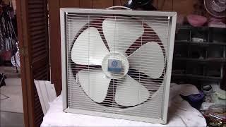 Vintage GE W22 Box Fan