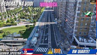 Počelo obeležavanje NOVE asfaltirane ulice u Beogradu na vodi, Kula i St.Regis hotel #beograd