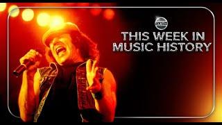 Brian Johnson Replaces Bon Scott in AC/DC | This Week in Music History