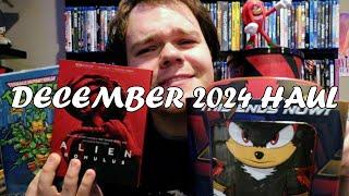 DECEMBER 2024 HAUL! Christmas Gifts, Sonic Movie 3 Merch, New Physical Media, & More!