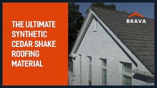 The Ultimate Synthetic Cedar Shake Roofing Material - Brava Shake - Color: Lake Forest