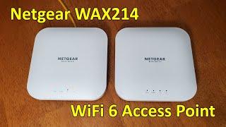 Netgear WAX214 Wireless Access Point AX1800, Review and Configuration