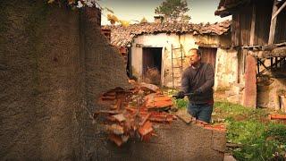 BACK IN ACTION! Tackling Stone Walls of Our Abandoned Farm (41)