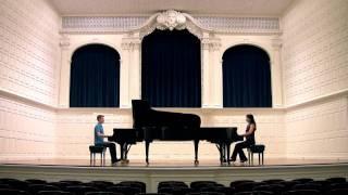 Mozart's SONATA for TWO PIANOS - Anderson & Roe