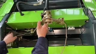 How to Resetting the Twine Arm of Mini round baler 0850,31