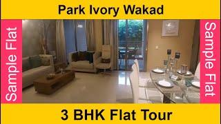 Park Ivory Sample Flat [2022] | 3 BHK Actual Tour | Pride Purple Wakad