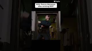 POV: Patrick Mahomes after winning MVP