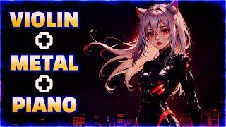 Violin x Metal + Piano - Epic Labyrinth Riffs: Where Angels & Demons Collide - (4K Instrumental)