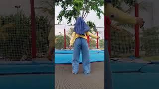 bermain trampolin #trampoline