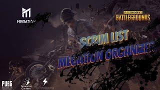 LIVE SCRIM PUBG MOBILE INDONESIA | #44 MEGATION ORGANIZER