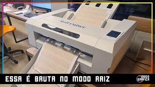 CHEGA A DAR MEDO DE TÃO RÁPIDA | Plotter de recorte automática LN6