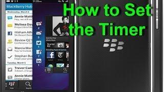 BlackBerry Z10 - How to Set The Timer