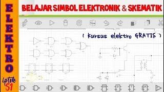 #bag.9 Belajar SKEMATIK DIAGRAM ELEKTRONIK & SIMBOL KOMPONEN ELEKTRONIKA | video lain 