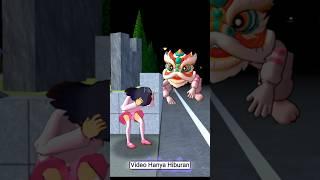 Mio Takut Sama Barongsai | Sakura School Simulator Ding Dong #shorts