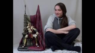 God of War Kratos on throne statue review REG