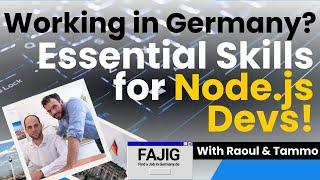 JavaScript Backend Developer? Key skills to land a job in Germany!