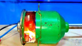 DC 12 volt motor over voltage experiment/dc motor high voltage testing