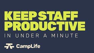 Manage Park Staff with Work Orders in CampLife Reservation Software