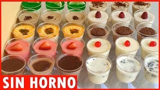 10 POSTRES 1 Receta para VENDER GANA DINERO desde CASA Postres Fáciles y ECONÓMICOS