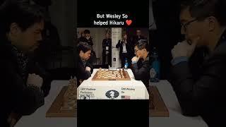 Wesley So helps Hikaru in becoming World Champion ️