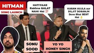 Yo Yo Honey Singh Talk About Karan Aujla and Diljit Dosanjh || FATEH New Song HITMAN Launch in Delhi