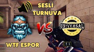 ZULA SESLİ KONUŞMALI TURNUVA MAÇI ! WTF ESPOR VS UN!VERSAL ! ZULA