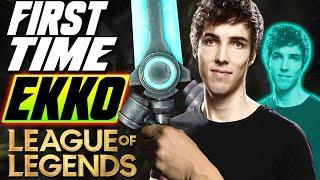 FIRST Time playing EKKO from ARCANE! - League of Legends - Grubby