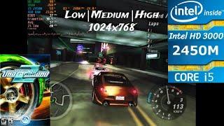 Need for Speed Underground 2 : HD3000 + i5 2450M | Low Medium High 1024x768