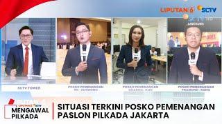 Live Report: Situasi Terkini Posko Pemenangan Paslon Pilkada Jakarta | Liputan 6