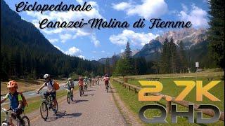 Pista ciclabile Canazei-Molina di Fiemme (TN) a 2.7K