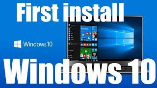 First install of Windows 10 in 2023