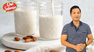 Cómo hacer Leche de Almendras - Leche Vegana hecha en Casa, Receta Fácil y Natural