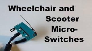 Electric wheelchair scooter error flash problems micro switches fix repair 352-999-4477