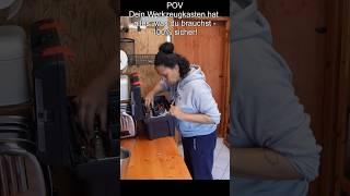 POV - Werkzeug-Chaos  Wer kennt's nicht?  #pov #diy #shorts