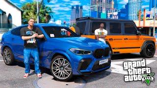 РЕАЛЬНАЯ ЖИЗНЬ В GTA 5 - КУПИЛ BMW X6M НА КРУТОМ ВЫХЛОПЕ! ШАШКИ С ГАРВИНОМ ПО ГОРОДУ! ДЖЕРЕМИ 