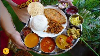 Goa Most Popular Biggest Fat Fish Special Sea Food Thali Rs. 520/- Only l Goa Street Food