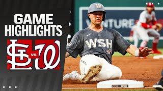 Cardinals vs. Nationals Highlights (7/5/24) | MLB Highlights