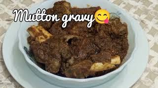 Mutton gravy recipe|homemade recipe #Alina's cooking