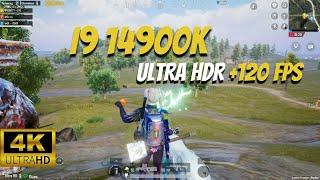 "PUBG MOBILE | Ultra HDR Gameplay on i9-14900K  RTX 4090 | 4K UHD + 120 FPS Experience (2024)