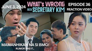 Episode 36 | What's Wrong with Secretary Kim? | Kim Chiu | Paulo Avelino | REACTION VIDEO