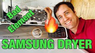 This Samsung Dryer Is Barely Heating | HE Code | DV48H7400EW/A2 | Quick Element Fix