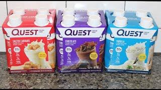 Quest Protein Shake: Salted Caramel, Chocolate & Vanilla Review