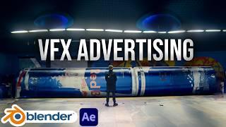 Yes...You can create VFX Advertising using Blender and After Effects