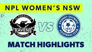 NPL Women's NSW Round 1 Highlights – Gladesville Ravens v Sydney Olympic